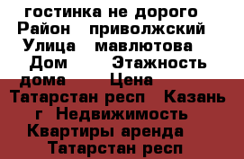 гостинка не дорого › Район ­ приволжский › Улица ­ мавлютова  › Дом ­ 9 › Этажность дома ­ 9 › Цена ­ 6 000 - Татарстан респ., Казань г. Недвижимость » Квартиры аренда   . Татарстан респ.